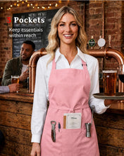 Load image into Gallery viewer, Custom Embroidered Aprons | Personalized Aprons