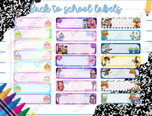 Load image into Gallery viewer, Personalized Back-to-school Labels
