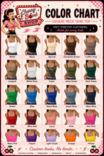 Load image into Gallery viewer, Custom 2000s Square Neck Tank Top
