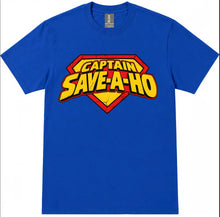 Load image into Gallery viewer, Captain Save-A-Ho Shirt | Funny Superhero Parody Graphic Tee | Adult Humor T-Shirt
